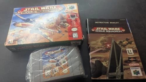 Star Wars - Rogue Squadron - Nintendo 64 - N64 - CIB - Complete - Tested