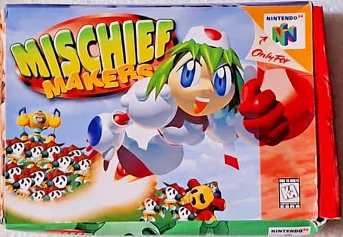 Mischief Makers for Nintendo 64 - N64 - (1997) Complete In Box!!!🔥