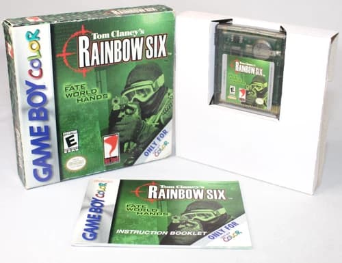 Tom Clancy's Rainbow Six GBC Game Boy Color Complete CIB Good Condition! Rare!