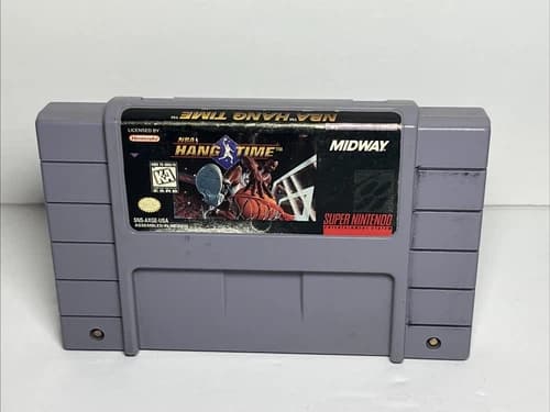 NBA Hang Time for Super Nintendo SNES Authentic Game Loose Cartridge.