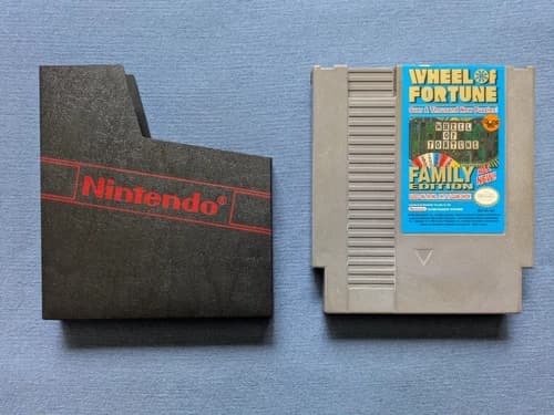 Wheel of Fortune Family Edition Nintendo Entertainment System NES, 1990 Tested