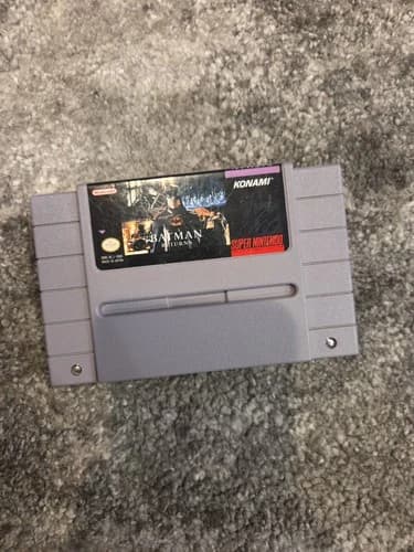 Batman Returns (SNES Super Nintendo, 1992) Authentic Tested Working