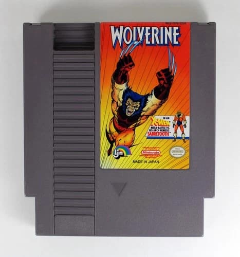 Wolverine Nintendo Entertainment System NES Authentic