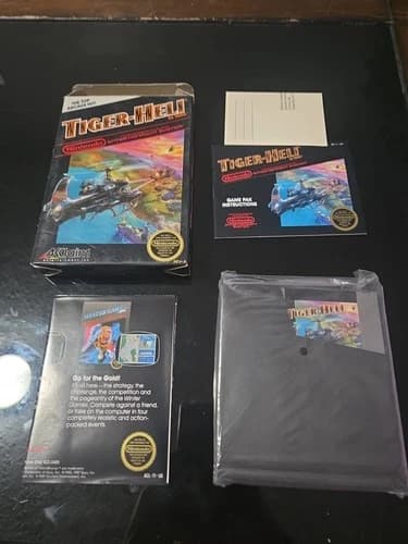 Tiger-Heli (Nintendo NES) Complete in Box CIB