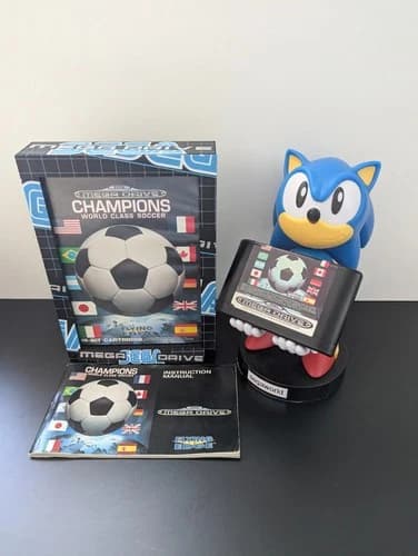 SEGA Mega Drive CHAMPIONS WORLD CLASS SOCCER RETROGAME CIB