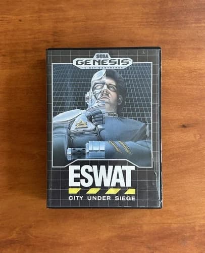 ESWAT: City Under Siege (Sega Genesis) Good Cond Tested & Works - Ships Fast