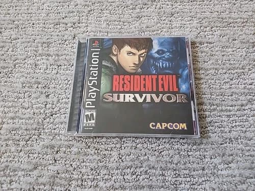 PS1 Resident Evil Survivor Sony PlayStation 2000 Complete CIB w/ Reg Card Capcom