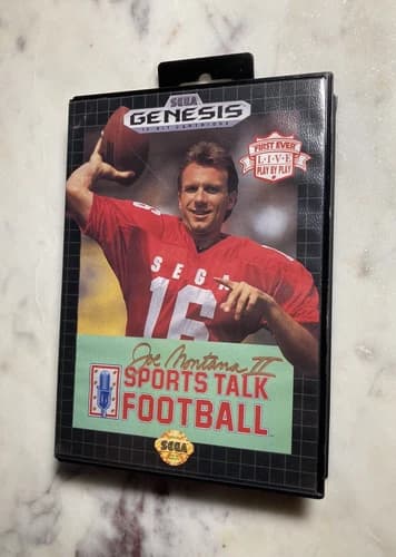 Joe Montana II Sports Talk Football | Sega Genesis | Complete in Box