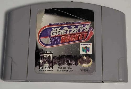 Wayne Gretzky's 3D Hockey (Nintendo 64 N64, 1996)