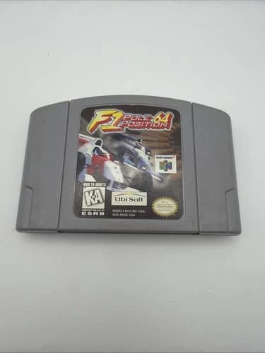 F1 Pole Position 64 (Nintendo 64, N64) Tested/Working