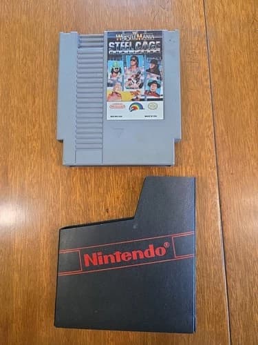 WWF Wrestlemania Steel Cage Challenge Nintendo NES. Cart Only. Tested Works