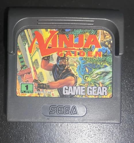 Ninja Gaiden - Sega Game Gear - Good Condition