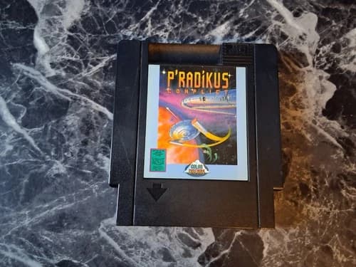 P'radikus Conflict Nintendo NES Authentic Tested Contacts Cleaned Black