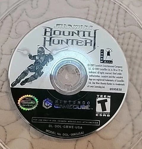 Star Wars: Bounty Hunter (Nintendo GameCube, 2002)- Disc Only
