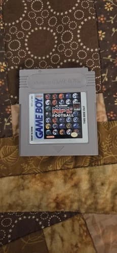 NFL Football (Nintendo Game Boy, 1990) Cleaned, Tested, Working!