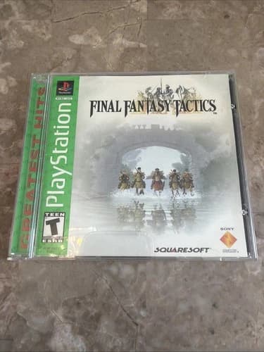 2001 FINAL FANTASY TACTICS SONY PLAYSTATION 1 GREATEST HITS PS1 CIB W/ MANUAL