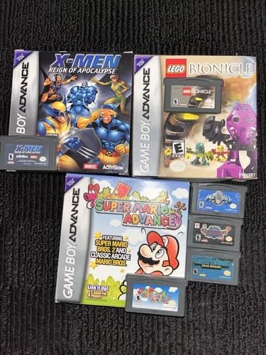 Nintendo Metroid Fusion and Zero Mission Gameboy Advance GamesBundle mario yugi