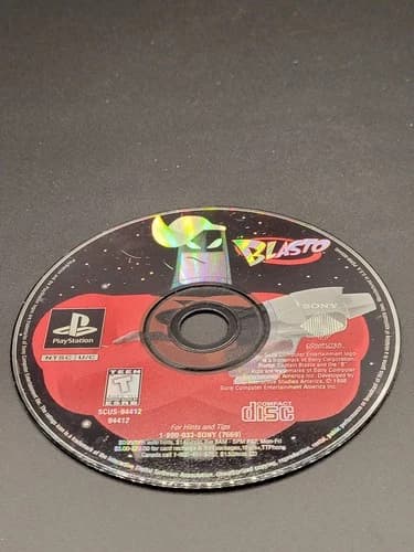 Blasto - PlayStation - Authentic - Loose Disc - NTSC/US