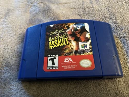 WCW Backstage Assault Nintendo 64 N64 Cartridge Only
