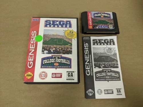 College Football's National Championship Sega Genesis Complete in Box