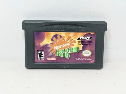 Nicktoons: Freeze Frame Frenzy (Nintendo Game Boy Advance, 2004) - Tested