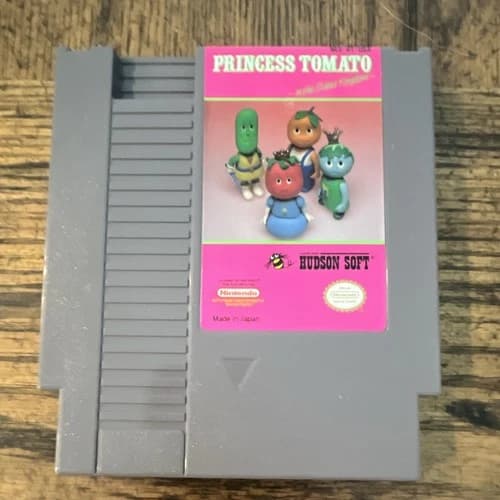 Hudson Soft Princess Tomato in the Salad Kingdom for NES NTSC-U/C Game