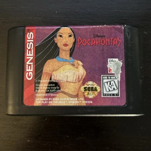 Disney's Pocahontas (Sega Genesis, 1996) Tested