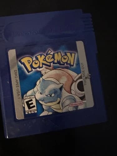 Pokemon Blue Gameboy Game Used/Vintage