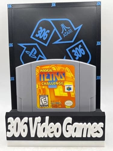 Magical Tetris Challenge Nintendo 64 N64 Game Cart Only Authentic