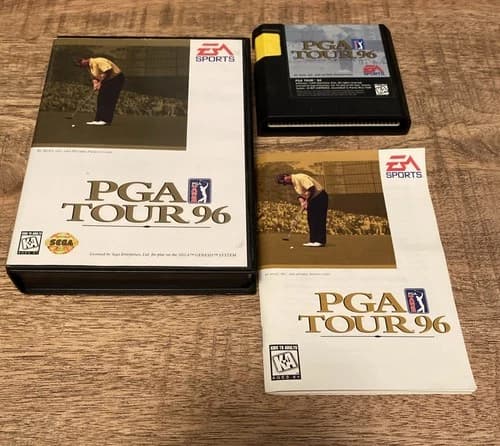 PGA TOUR 96 GOLF - SEGA GENESIS - Authentic
