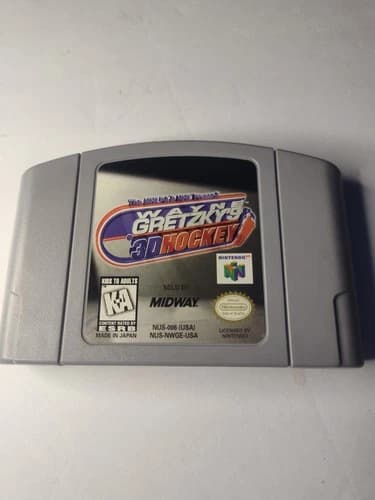 Wayne Gretzky's 3D Hockey '98 (Nintendo 64, 1997) Clean Tested Authentic N64