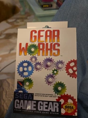 TESTED Sega GAME GEAR Clik-Clak GEAR WORKS Complete with Manual in NEW Box CIB