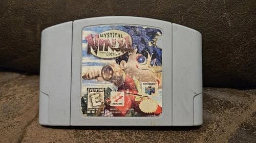 Mystical Ninja Starring Goemon Nintendo 64 N64 Authentic Tested & Working
