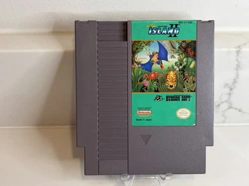 Adventure Island II (2) - 1991 NES Nintendo Game - Cart Only - TESTED!