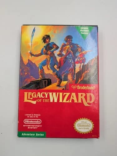 Legacy of the Wizard (Nintendo Entertainment System, 1989) CIB
