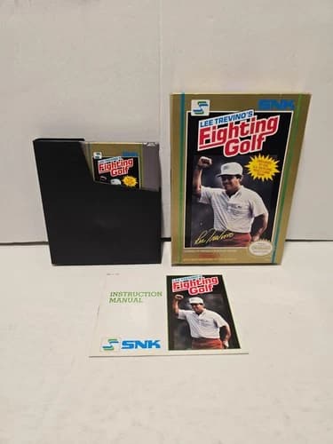 Lee Trevino's Fighting Golf Nintendo NES Complete in Box CIB