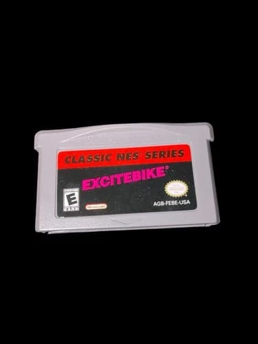 Classic NES Series Excitebike GBA Game Boy Advance Tested Authentic