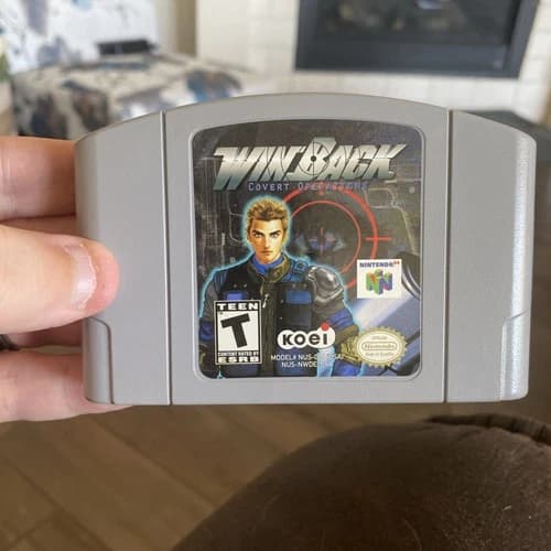 WinBack Covert Operations Nintendo 64 N64 Authentic Tested - SUPER CLEAN!