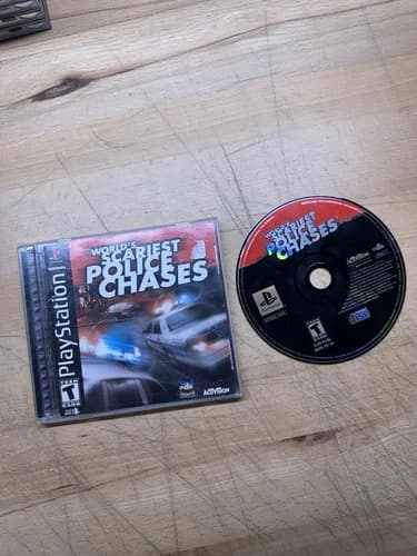 World's Scariest Police Chases (Sony PlayStation 1, 2001) CIB Complete