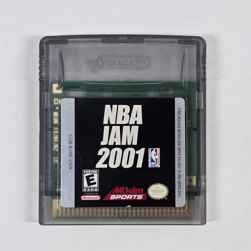 NBA Jam 2001 (Nintendo GameBoy Color, 2000) Cartridge Only