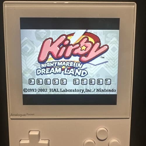 Kirby: Nightmare in Dream Land (Nintendo Game Boy Advance GBA, 2002) Tested