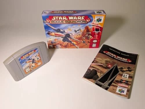 Star Wars Rogue Squadron - Nintendo 64 N64 - CIB - Authentic, Tested, Working