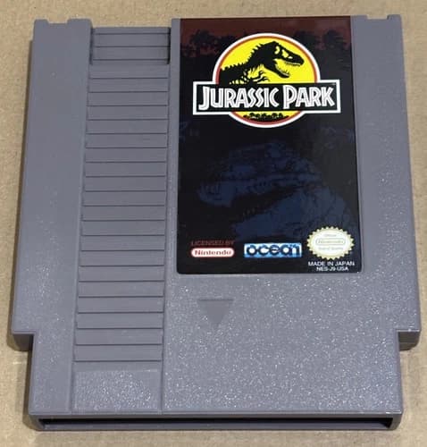 Nintendo NES Jusrassic Park (Cleaned, Tested & Working)