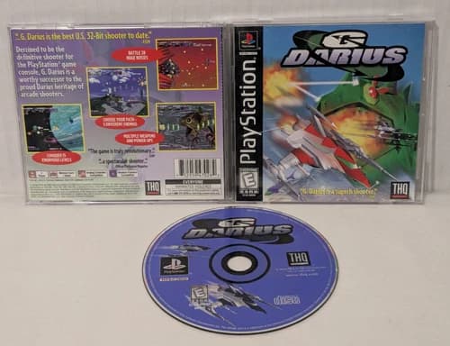 G. Darius (Sony PlayStation 1, 1998) PS1 Complete CIB w/ Reg Card