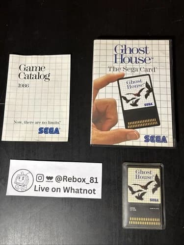 Sega Master System Ghost House Sega Card