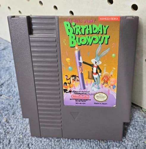 Nintendo Nes " Bugs Bunny Birthday Blowout "