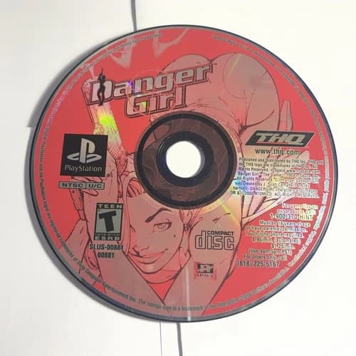 Danger Girl, Disc Only for Sony Playstation PS1 Disc Only Tested Free Shipping