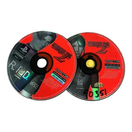 Sony PlayStation 1 PS1 Disc Only Tested Resident Evil 2 BL CF
