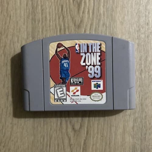 Nintendo 64 ~ NBA IN THE ZONE '99 N64 Authentic Cartridge Only
