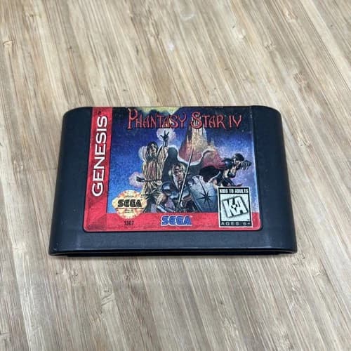 Phantasy Star IV Sega Genesis 1994 Tested Works